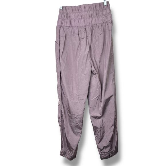 Free People Movement The Way Home Purple Swish High Waist Joggers Small - Picture 6 of 10